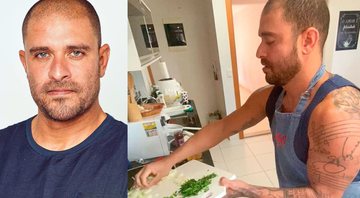 Cantor recebeu comentários e seguidores se divertiram com o seu momento cozinheiro - Reprodução/Instagram/@diogonogueira_oficial