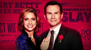 Amanda Peet e Christian Slater em foto promocional da segunda temporada de Dirty John - Foto: Reprodução/ Netflix