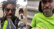 Dodô, do grupo Pixote, paga promessa indo a pé para Aparecida do Norte - Foto: Reprodução / Instagram