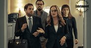 Jonah Hill, Leonardo DiCaprio, Meryl Streep e Jennifer Lawrence em cena do filme - Foto: Reprodução / Netflix