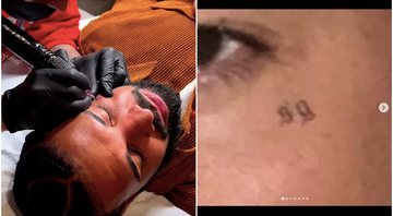 Drake resolveu homenagear sua mãe tatuando as iniciais dela abaixo do olho - Foto: Reprodução / Instagram