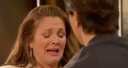 Drew Barrymore se emociona ao conversar com o ex, Justin Long - Foto: Reprodução / YouTube