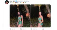 O tuíte de Dua Lipa - Reprodução/Twitter@dualipa