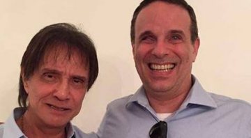 Roberto Carlos e o filho, Dudu Braga, morto na semana passada - Foto: Reprodução / Instagram