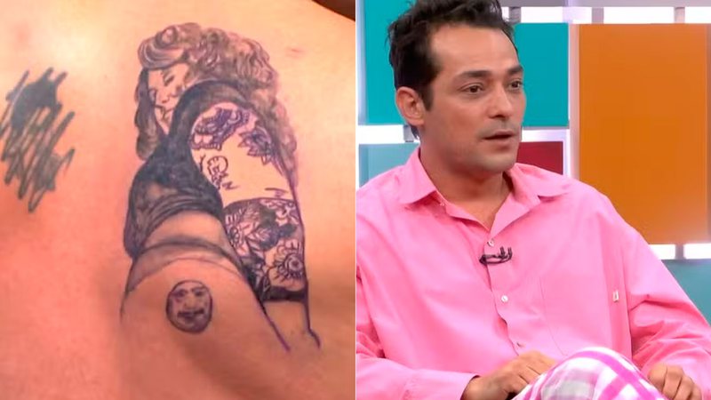 Eduardo Sterblitch homenageou tatuadora que tatuou seu rosto no bumbum - Foto: GNT/ Papo de Segunda