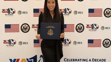 Imagem De Washington para o Brasil: Isadora Coimbra conclui prestigiado programa de liderança do Departamento de Estado dos EUA