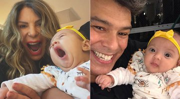 Mauricio Mattar e Elba Ramalho comemoraram o mesversário da neta Esmeralda - Foto: Reprodução/ Instagram