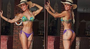 Eliane Morato começou a treinar após os 40 anos e hoje exibe corpo sarado na web - Foto: Reprodução/ Instagram
