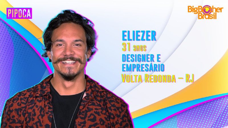 Eliezer está no BBB 22, que estreia na segunda - Foto: Reprodução / Globo