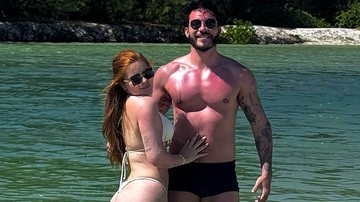 Viih Tube foi alvo de comentário maldoso após posar de biquíni com o marido - Foto: Reprodução/ Instagram@eliezer