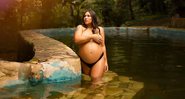 Eliza posou para ensaio encantador enquanto exibia barrigão de gravidez - Foto: Reprodução / Instagram