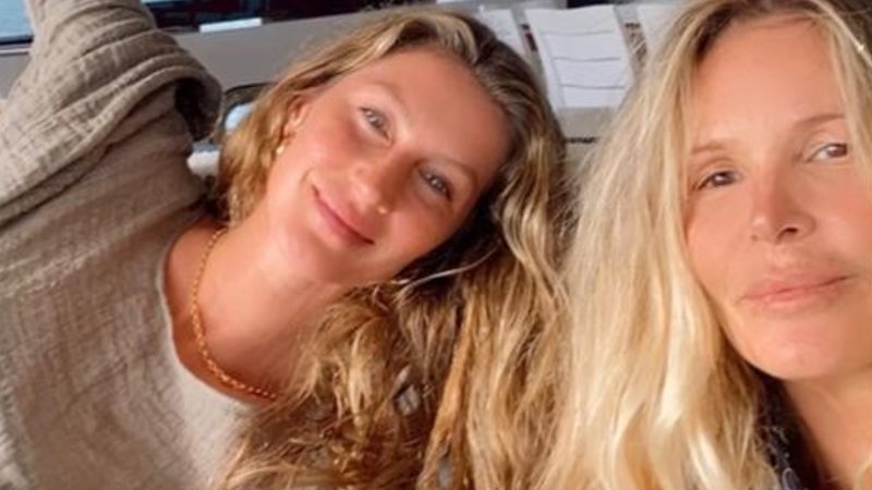 Gisele está passando o fim de ano acompanhada da modelo australiana Elle MacPherson nas Bahamas - Reprodução/Instagram