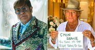 Elton John e Rod Stewart: relação conturbada já foi resolvida - Foto: Reprodução / Instagram@sirrodstewart e @eltonjohn