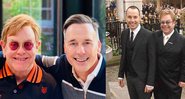 Elton e David se casaram no dia 21 de dezembro de 2014, cantor comemorou a data em seu Instagram - Reprodução/Instagram