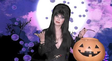 Cassandra Peterson, de 70 anos, tem Elvira como personagem mais famosa - Foto: Reprodução / YouTube