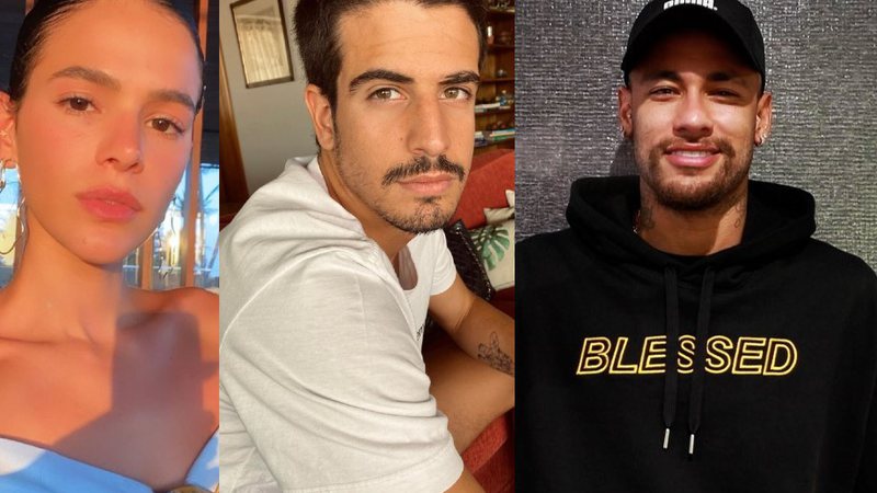 Enzo e Bruna teriam dado fim no relacionamento, no entanto, nenhum dos dois confirmou a notícia - Reprodução/Instagram/@brunamarquezine/@enzocelulari/@neymarjr