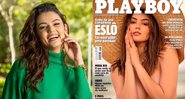 Eslovênia foi para na capa da Playboy e os internautas gostaram - Foto: João Cotta/ TV Globo e Instagram@playboy_fake