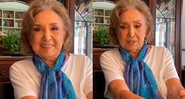 Eva Wilma tranquilizou fãs em vídeo postado na web - Foto: Reprodução/ Instagram@evawilmaoficial