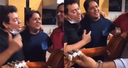 Ex-integrantes do Calcinha Preta prestam homenagem à cantora em hospital - Foto: Reprodução / Instagram