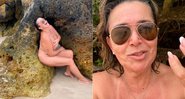 Tereza Souza posou nua em Tambaba e recebeu elogios - Foto: Reprodução/ Instagram@teterezasouza