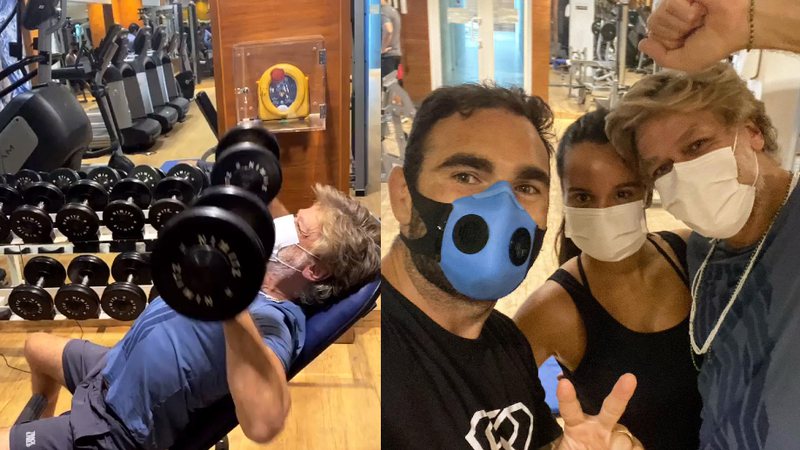 Fábio tem se dedicado aos treinos há cerca de um ano e emagreceu 30 quilos - Reprodução/Instagram
