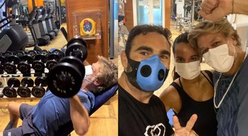 Fábio tem se dedicado aos treinos há cerca de um ano e emagreceu 30 quilos - Reprodução/Instagram