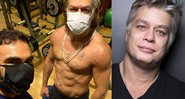 Fábio Assunção tem focado na rotina de treinos e mudanças de hábitos desde o ano passado - Foto: Reprodução / Instagram @chico_salgado / Tv Globo