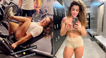 Fabíola Andrade mostrou treino para ficar com “bumbum na nuca” - Foto: Reprodução/ Instagram@afabioladeandrade