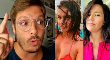 Fabio Porchat revelou suas crushs famosas da adolescência - Foto: Reprodução/ Instagram@fabioporchat @dedesecco e @natalialage78