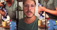 Fábio acabou mostrando que estava de camisa e cueca ao compartilhar o vídeo - Reprodução/Instagram