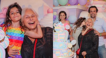 Fafá de Belém celebra aniversário de neta e recebe abraço - Foto: Reprodução / Instagram / Manuela Scarpa