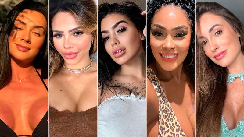 Juju Salimeni, Gabily, MC Mirella, Rosiane Pinheiro e Jéssica Mueller mostraram resultado de procedimentos - Foto: Reprodução/ Instagram