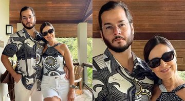 Fátima Bernardes e Túlio Gadêlha aparecem combinando look - Foto: Reprodução / Instagram