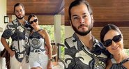 Fátima Bernardes e Túlio Gadêlha aparecem combinando look - Foto: Reprodução / Instagram