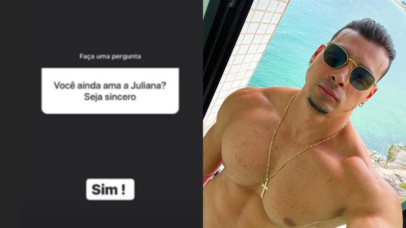 Sincerão! Felipe Franco diz que ainda ama Juju Salimeni ao responder seguidor - Foto: Reprodução / Instagram