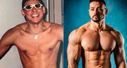 Felipe Franco mostrou antes e depois na web e impressionou - Foto: Reprodução/ Instagram@fefrancooficial