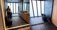 Ator impressionou com o grande ambiente em clima de spa - Reprodução / Instagram @felipetitto