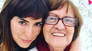 Fernanda Paes Leme ao lado da avó, que morreu na madrugada desta segunda-feira (23/11) - Foto: Reprodução / Instagram@fepaesleme