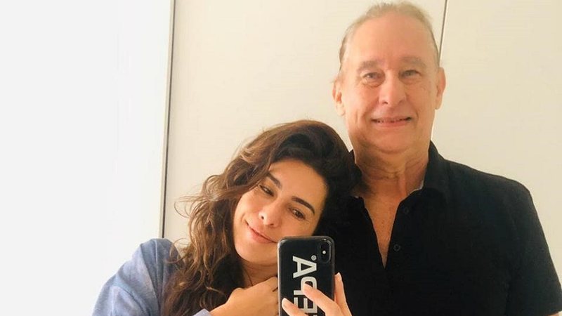 Fernanda Paes Leme e o pai, Álvaro José - Reprodução/Instagram