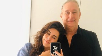 Fernanda Paes Leme e o pai, Álvaro José - Reprodução/Instagram