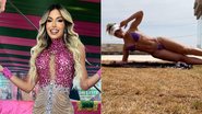 Fernanda Pedrosa ostentou corpo sarado em treino de biquíni - Foto: Reprodução/ Instagram@fernandaa_pedrosa