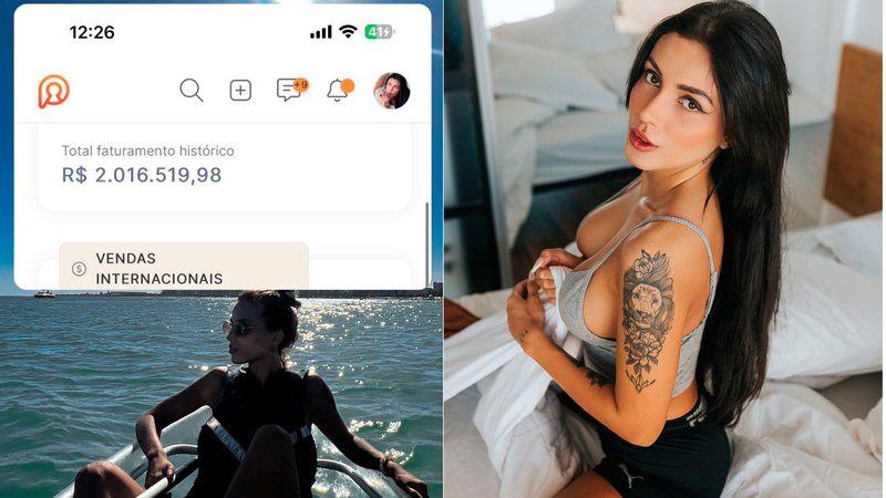 Fernanda Campos mostrou faturamento de mais de R$ 2 milhões com nudes - Foto: Reprodução/ @feercamppos