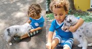 Biah Rodrigues compartilha clique de seu filho com novo cachorro da família - Foto: Reprodução / Instagram @biahrodriguesz