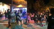 Marcelinho Sangalo tocando percussão durante show - Foto: Reprodução / Instagram @sitealoalobahia