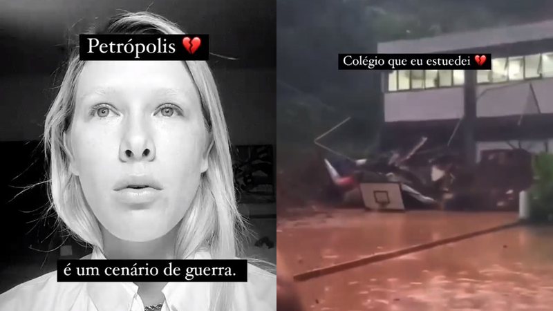 Fiorella Mattheis comenta sobre a cidade que foi devastada por conta de chuvas - Foto: Reprodução / Instagram