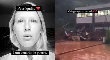Fiorella Mattheis comenta sobre a cidade que foi devastada por conta de chuvas - Foto: Reprodução / Instagram