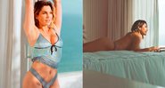 Flávia Alessandra fez topless de lingerie para se despedir da casa - Foto: Reprodução/ Instagram@flaviaalessandra