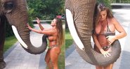 Francia James contou que ficou famosa por causa de vídeo com elefante - Foto: Reprodução/ Instagram@francety