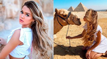 Franciny Ehlke recebeu o dote de 500 mil camelos de egípcio - Foto: Reprodução/ Instagram@francinyehlke