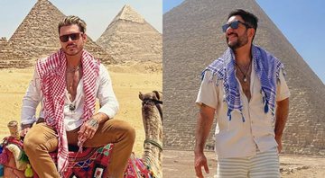 Franklin David e Vitor Vianna curtem viagem pelo Egito - Foto: Reprodução / Instagram